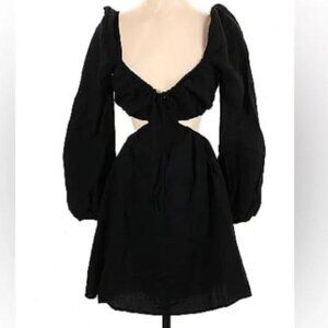 Emory Park Cut Out Mini Dress Black Size Small